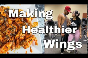 Vlogmas Day 3: How to make healthier wings!