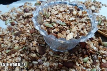 Healthy #Granola recipes/  غرانولا صحية