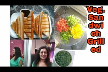 Veg Grilled Sandwich | Healthy | Colorful¦nutritious value full better than anywhere