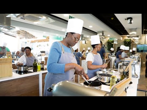 Vitality HealthyFood Studio teaches caregivers to cook healthy meals for children Vitality HealthyFood Studio teaches caregivers to cook healthy meals for children