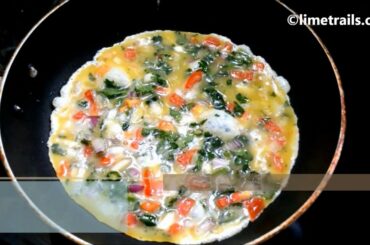 Easy Recipe On The Go : Veggie Bread Omelette | अलग तरह से बनाना सीखें ब्रेड ऑमलेट | LimeTrails