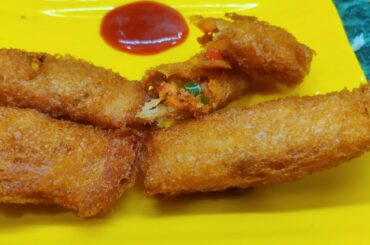 bread pizza pockets - kids snacks recipe | bread pockets | ब्रेड पिज़्ज़ा पॉकेट्स | pizza pockets |