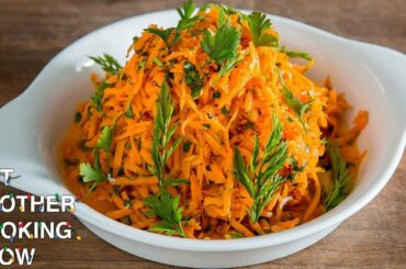 how to make CARROT AND PARSLEY SALAD