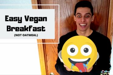 Easy/Quick to Make Healthy Vegan Breakfast with High Protein (Not Oatmeal)