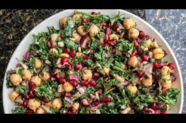 CHICKPEA-POMEGRANATE SALAD | Healthy Lunch Ideas | Salad Recipes