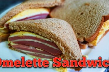 Omelette sandwich/how to make omelette