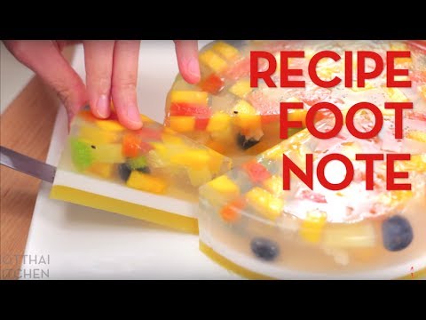 Recipe Footnote: Agar Agar Fruit Cake – Hot Thai Kitchen! Recipe Footnote: Agar Agar Fruit Cake - Hot Thai Kitchen!