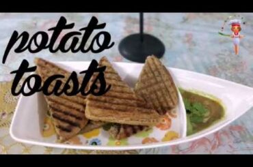 Potato toasts | aalo ke toast | easy tasty bread snack