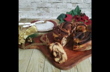 Chocolate Babka Wreath Bread | Christmas Special Pastry Bread | Healthy Baking Recipes | Rasoisaga
