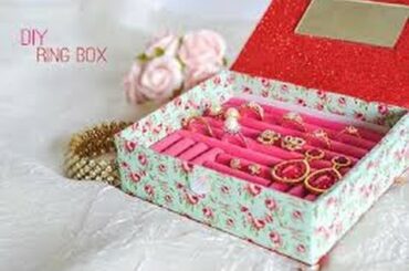 DIY: Easy to Make Jewellery Box and Statement Ring Storage Box, Great Gift Idea 2017