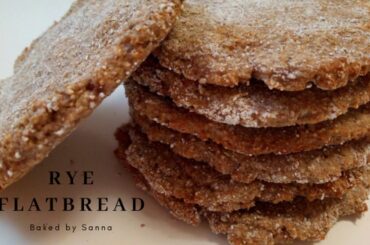 Healthy Breakfast Rye Flatbread