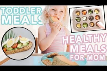 WHAT MY TODDLER & I EAT IN A DAY / HEALTHY + FUN MEALS!