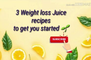3 Juice Recipes for Health, Weight Loss and Glowing Skin | Lose 5lbs for 2 days