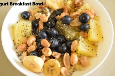 Healthy yogurt breakfast bowl