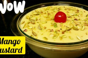 Mango Custard | Healthy Dessert Recipe | Quick and Easy Dessert