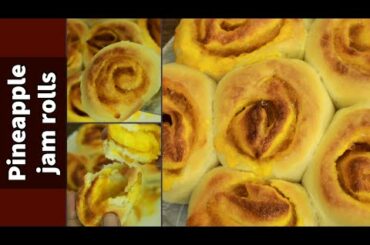 Pineapple rolls - Roll recipe - Sweet recipes - Snacks recipes - Evening snacks recipes - Jam recipe