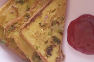 Bread Besan toast|Bread Gram flour toast|Evening snacks|How to make bread besan toast |Bread recipes