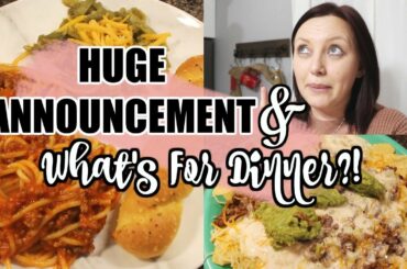 🍴🍝🌮What's for Dinner? | Easy Affordable Family Meal Ideas For Busy Moms | LOVE MISSY XO