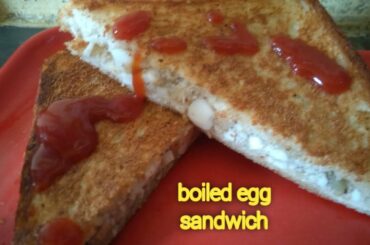Crispy boiled egg sandwich||quick breakfast recipe||Bengali vlog||topic info