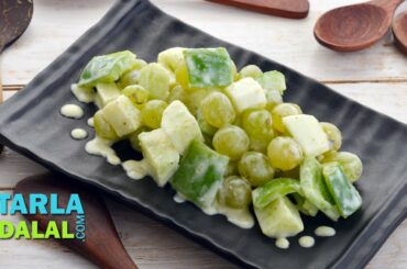 Creamy Green Salad by Tarla Dalal