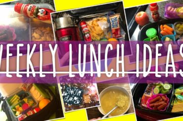 Weekly Lunch Ideas | Easy Hot and Cold Lunches | Mom Life | Vanessa White