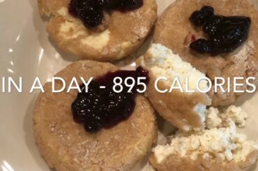 WHAT I EAT IN A DAY | 895 Calories Restriction without a Struggle
