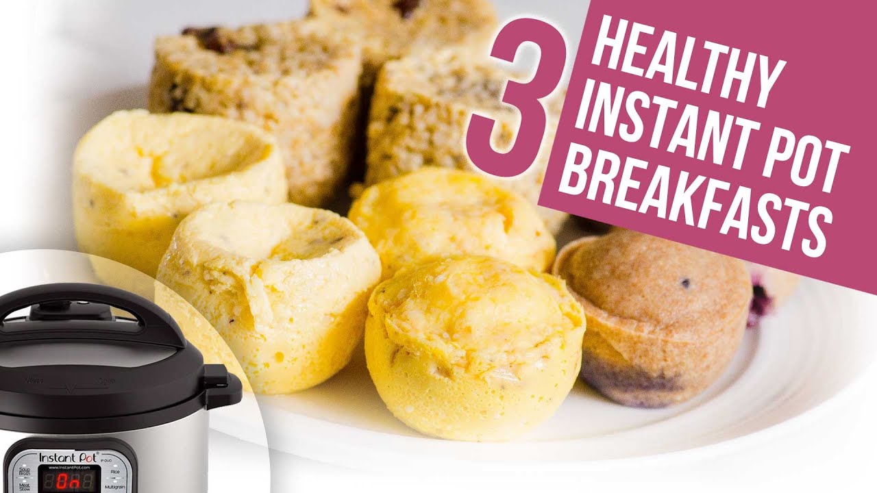 3 Healthy Instant Pot BREAKFAST Recipes – Egg Bites, Pancake Bites, Oatmeal Bites (Episode 10) 3 Healthy Instant Pot BREAKFAST Recipes - Egg Bites, Pancake Bites, Oatmeal Bites (Episode 10)
