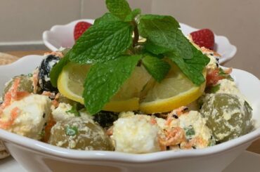 Saudi Feta Cheese Salad Recipe | Healthy and Delicious