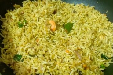 Curry leaves rice/ healthy lunch box recipe/கருவேப்பிலை சாதம்
