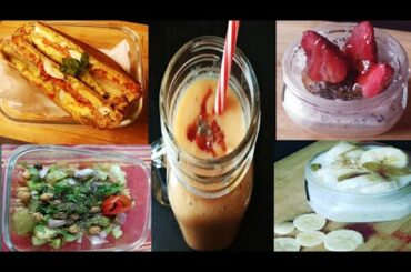 5 Healthy Breakfast Ideas|What I Ate MONDAY-FRIDAY| INDIAN BREAKFAST IDEAS THAT HELPS TO LOSEWEIGHT