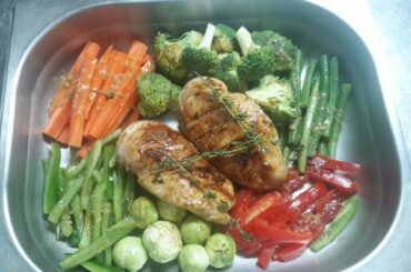 Grilled chicken and vegetables healthy | best grilled chicken recipe chicken easy recipe -chef style