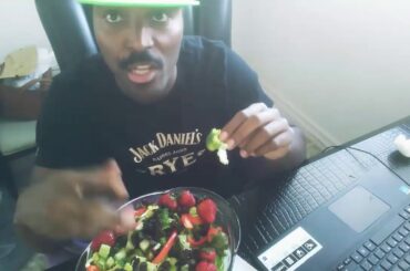 Man VS Salad  Episode 16 PART 1  How to make a super delicious healthy salad