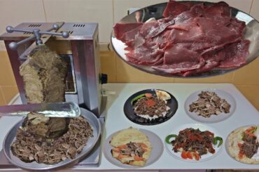 Turkish Meat Doner Kebab Recipe and Varieties