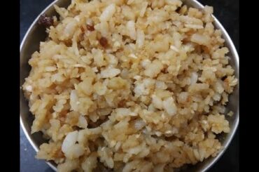 Sweet Aval Recipe / Tiffin Items / Easy Snacks / Simple, Healthy Breakfast Dinner Recipes in Tamil