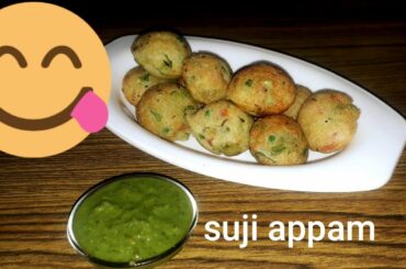 Healthy breakfast instead Rava appam recipe