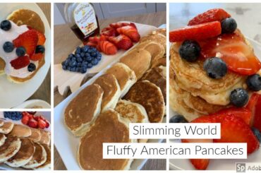 EASY SLIMMING WORLD FLUFFY AMERICAN PANCAKES RECIPE  // BREAKFAST PANCAKES // DIET// WEIGHT LOSS