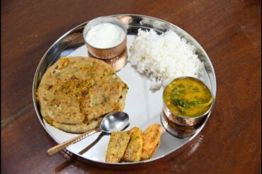 DAY 3 - simple lunch menu | 7-day lunch menu series | daily lunch menu ideas | veg thali recipe