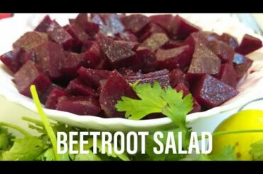 Beetroot Salad - Simple Healthy Homemade Vegetarian Salad Recipe by Dr. Rashmi Chhabra Jain