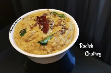 Healthy Radish Tomato Chutney Recipe for Idly, Dosa  | Radish Recipes Indian | Moms Tasty Food