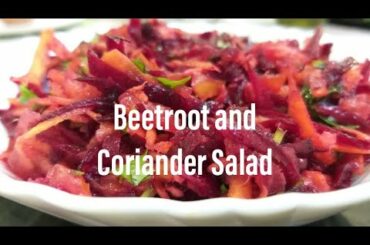 Beetroot and Coriander Salad | Healthy Salads by Dr. Rashmi Chhabra Jain