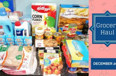 Vlog 22 - Weekly Grocery Haul December 2016 - Pakistani Mom - Healthy Meals on a Budget