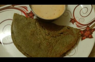 Healthy breakfast recipe in tamil|பச்சை பயறு தோசை||Pesarattu in tamil|Protein rich dosa in tamil