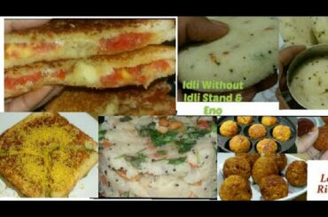 Monday To Friday Quick Breakfast Recipes | Healthy Breakfast Ideas | Kids Tiffen Recipes