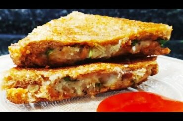 बिना प्याज के बनाए आलू सैंडविच|potato sandwich|baccho k liye healthy nasta