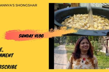 Bengali Vlog #  রবিবার এর ঘরকন্যা II easy lunch ideas