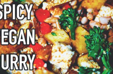 High Protein Vegan Curry! 15 Minute Recipe | Quick & Easy Dinner Idea!