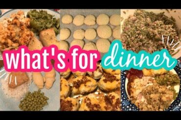 WHAT'S FOR DINNER & DESSERT || REAL LIFE LARGE MEAL IDEAS || BUDGET MEAL IDEAS