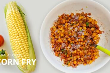 Crispy Corn Fry 🌽 | Evening Snacks for kids | Home cooking Malayalam