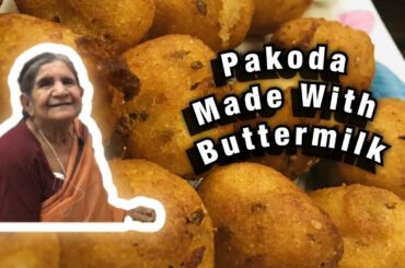 Challapillaragayalu  I Challa Pakodi I Pakoda with Buttermilk I Instant Snacks for Guests I Eng Sub