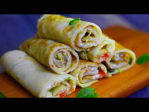 Egg Roll || Crape Egg Roll || Snacks Recipe|| Easy Snacks Recipe Egg Roll || Crape Egg Roll || Snacks Recipe|| Easy Snacks Recipe